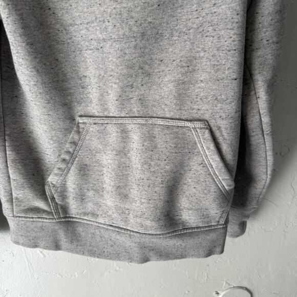 Carhartt Hoodie Mens XS Gray Relaxed Fit Pullover Sweatshirt Fleece Logo Sleeve - Picture 3 of 8